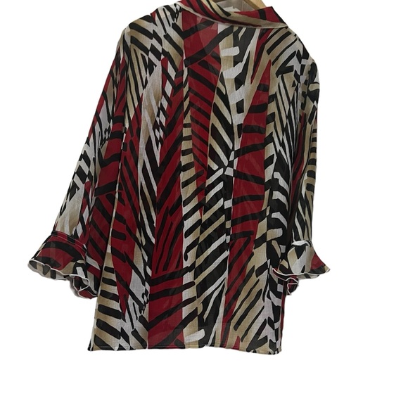 Alfred Dunner size 14 button blouse - Picture 4 of 6